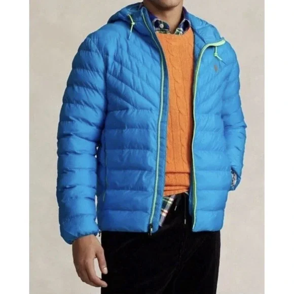 NWOT POLO‎ RALPH LAUREN The Colden Packable Hooded Puffer Jacket Full Zip Sz 2XL - Picture 9 of 10